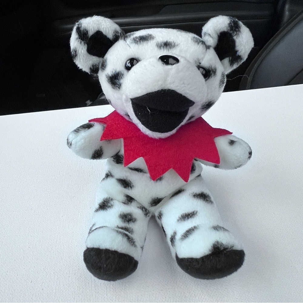NWOT DUPREE Grateful Dead Liquid Blue White Black Beanie Bear